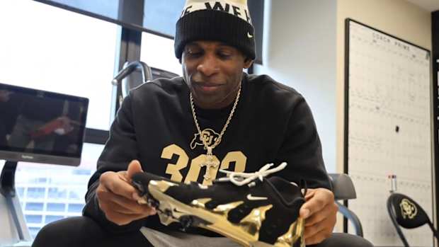 Deion Sanders with Diamond Turf 3s